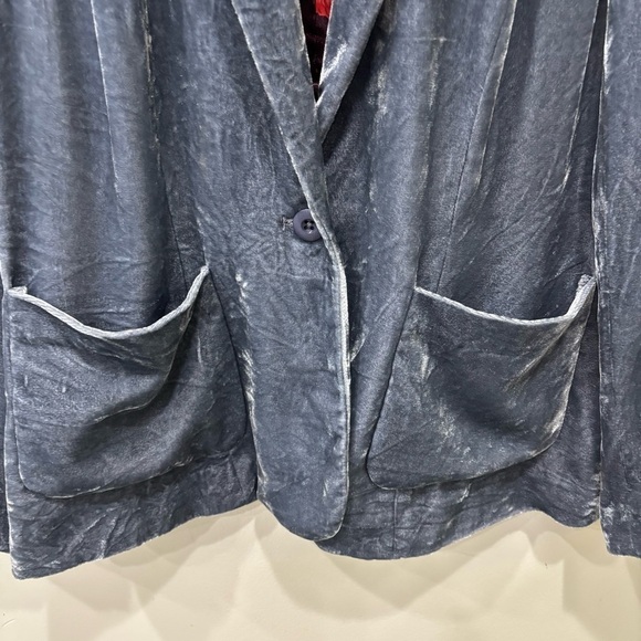 Sundance Beau Velvet Silk Blend Lined Floral Blazet Jacket Women’s Size 4 - Picture 4 of 14